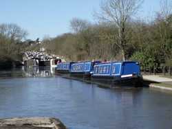 Moored at the bottom of Foxton
